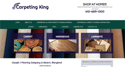 Desktop Screenshot of carpetingking.com